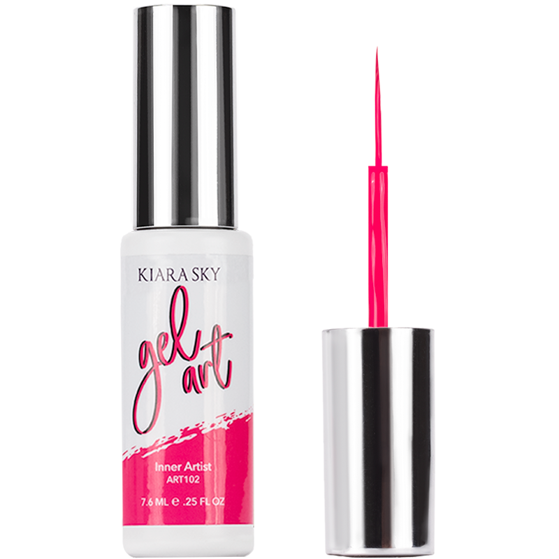 Inner Artist gel art and upside down lid with applicator